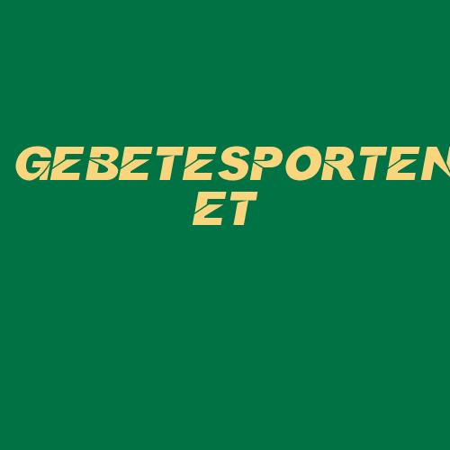 Logo da GEBETESPORTENET